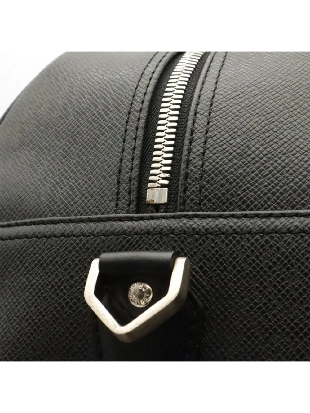 Louis Vuitton Taiga Kendal PM Boston Bag Purse 2-Way Ardoise Black